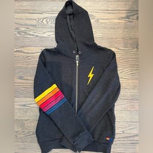 Aviator Nation Kids size 14 zip up hoodie sweatshirt